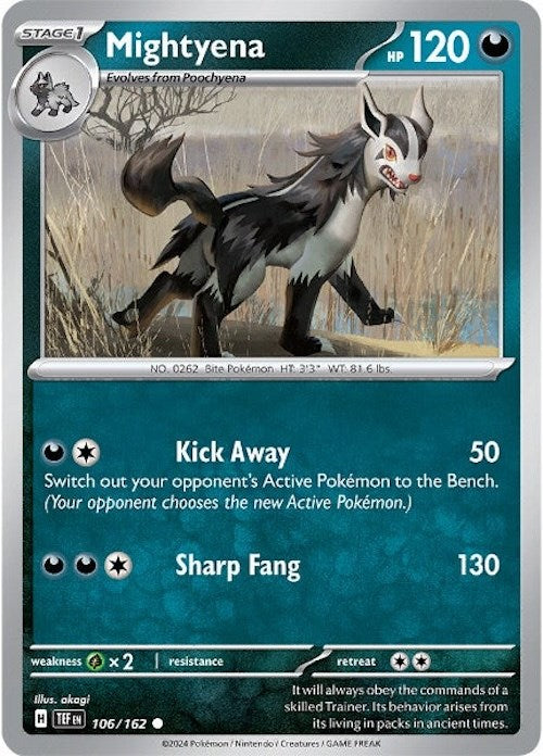 Mightyena (106/162) [Scarlet & Violet: Temporal Forces] | Galactic Gamez