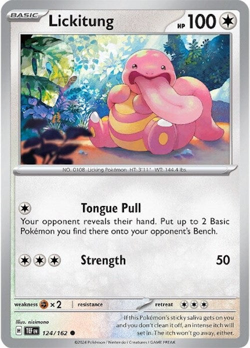 Lickitung (124/162) [Scarlet & Violet: Temporal Forces] | Galactic Gamez