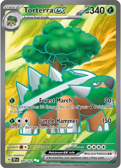 Torterra ex (185/162) [Scarlet & Violet: Temporal Forces] | Galactic Gamez