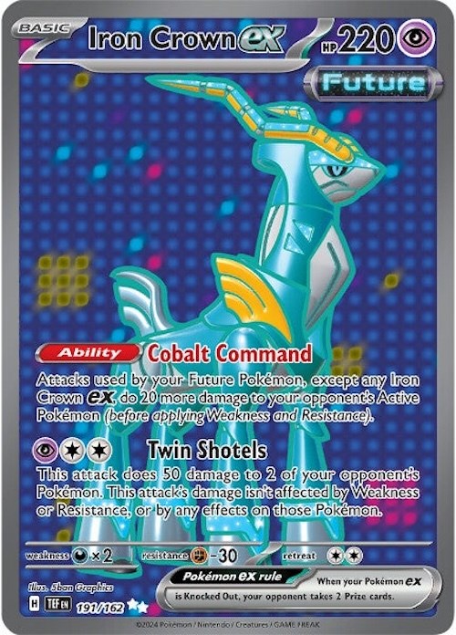 Iron Crown ex (191/162) [Scarlet & Violet: Temporal Forces] | Galactic Gamez