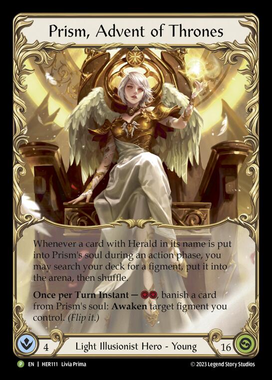 Prism, Advent of Thrones [HER111] (Promo)  Rainbow Foil | Galactic Gamez