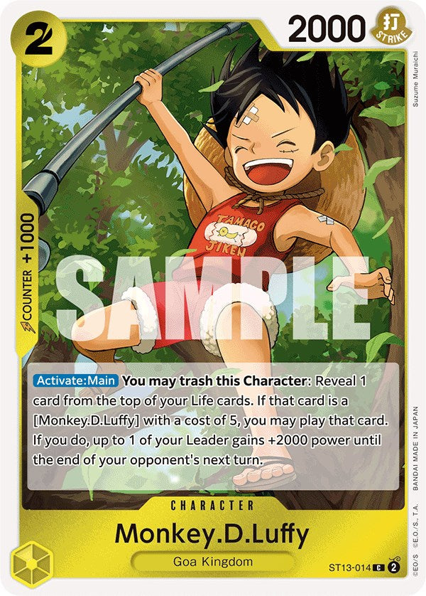 Monkey.D.Luffy [Ultra Deck: The Three Brothers] | Galactic Gamez