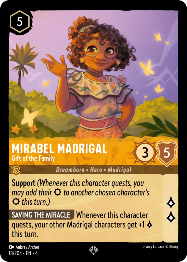 Mirabel Madrigal - Gift of the Family (18/204) [Ursula's Return] | Galactic Gamez