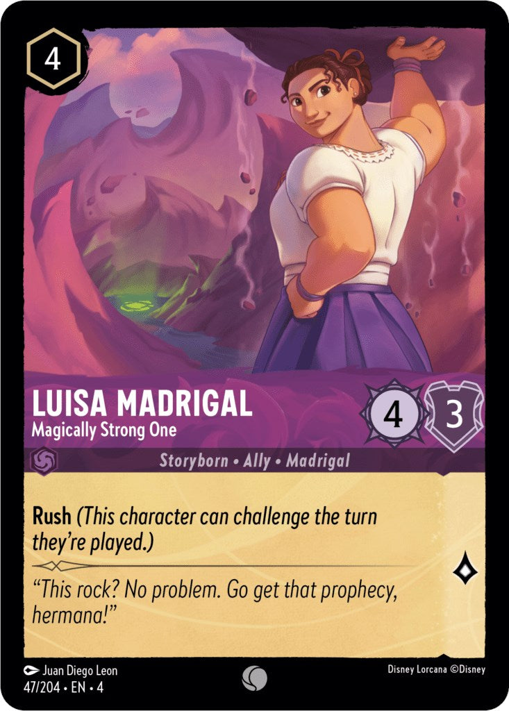 Luisa Madrigal - Magically Strong One (47/204) [Ursula's Return] | Galactic Gamez