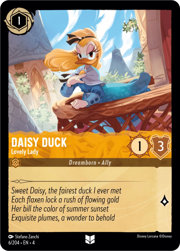 Daisy Duck - Lovely Lady (6/204) [Ursula's Return] | Galactic Gamez