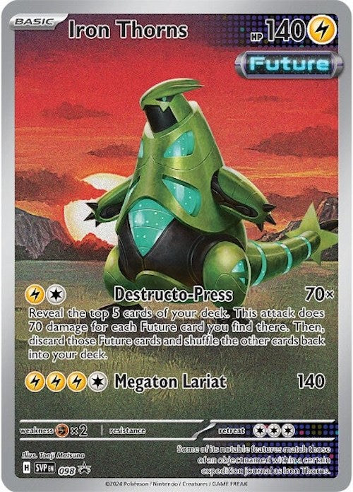 Iron Thorns (098) [Scarlet & Violet: Black Star Promos] | Galactic Gamez