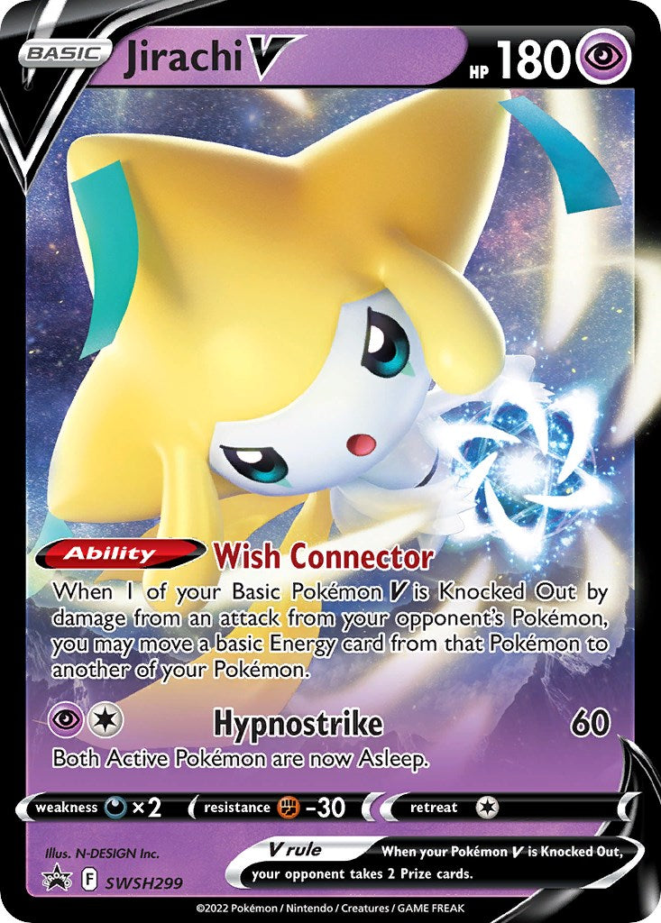 Jirachi V (SWSH299) [Sword & Shield: Black Star Promos] | Galactic Gamez