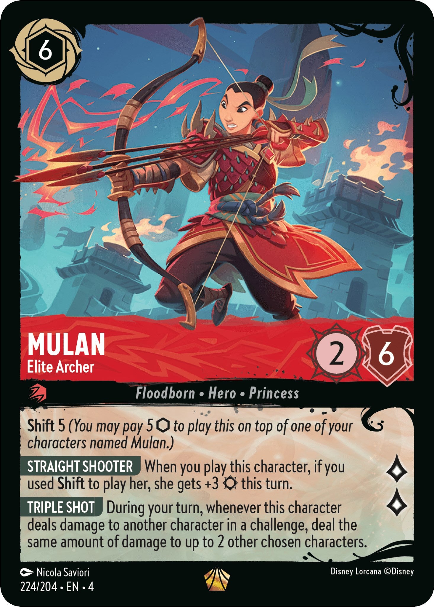 Mulan - Elite Archer (224/204) (244/204) [Illumineer's Quest: Deep Trouble] | Galactic Gamez