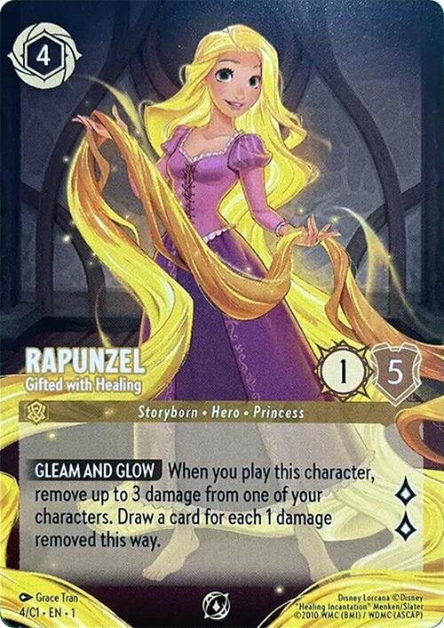 Rapunzel - Gifted with Healing (4) [Promo Cards] | Galactic Gamez