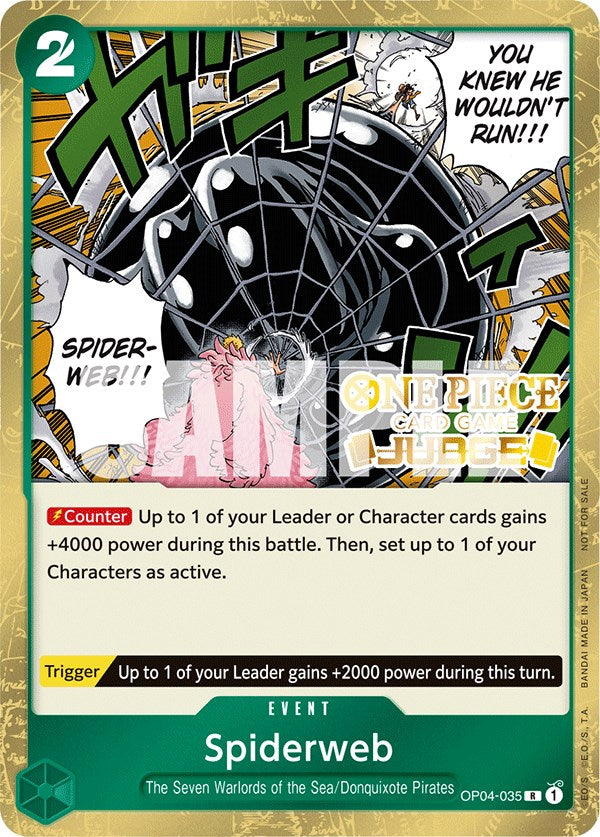 Spiderweb (Judge Pack Vol. 3) [One Piece Promotion Cards] | Galactic Gamez