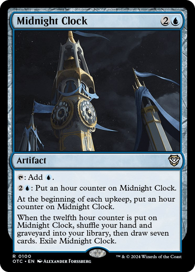 Midnight Clock [Outlaws of Thunder Junction Commander] | Galactic Gamez