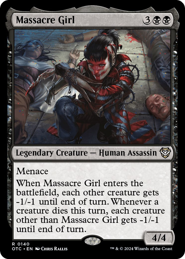 Massacre Girl [Outlaws of Thunder Junction Commander] | Galactic Gamez