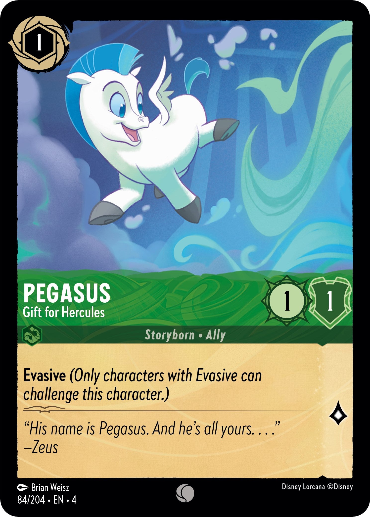 Pegasus - Gift for Hercules (84/204) [Ursula's Return] | Galactic Gamez