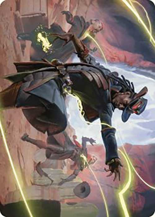 Lilah, Undefeated Slickshot Art Card [Outlaws of Thunder Junction Art Series] | Galactic Gamez
