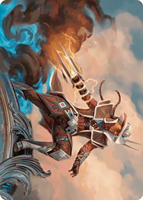 Annie Flash, the Veteran Art Card [Outlaws of Thunder Junction Art Series] | Galactic Gamez