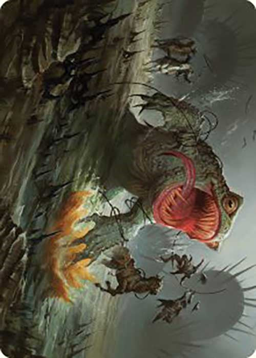 The Gitrog, Ravenous Ride Art Card [Outlaws of Thunder Junction Art Series] | Galactic Gamez