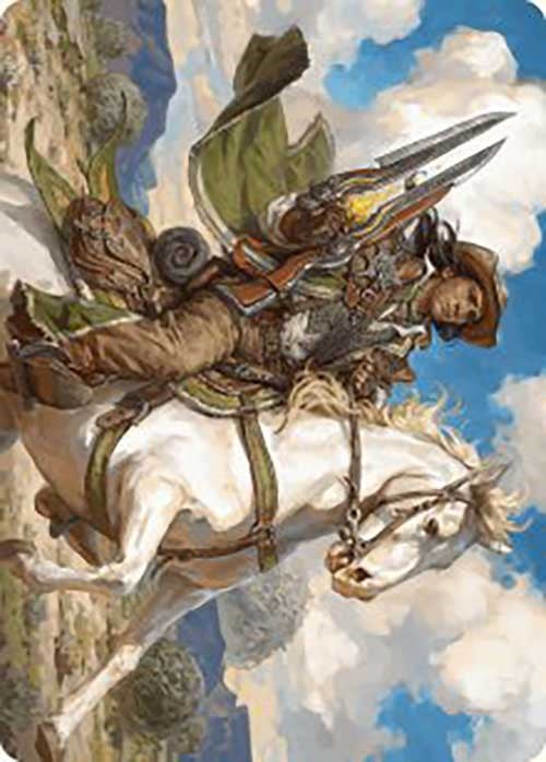 Wylie Duke, Atiin Hero Art Card [Outlaws of Thunder Junction Art Series] | Galactic Gamez
