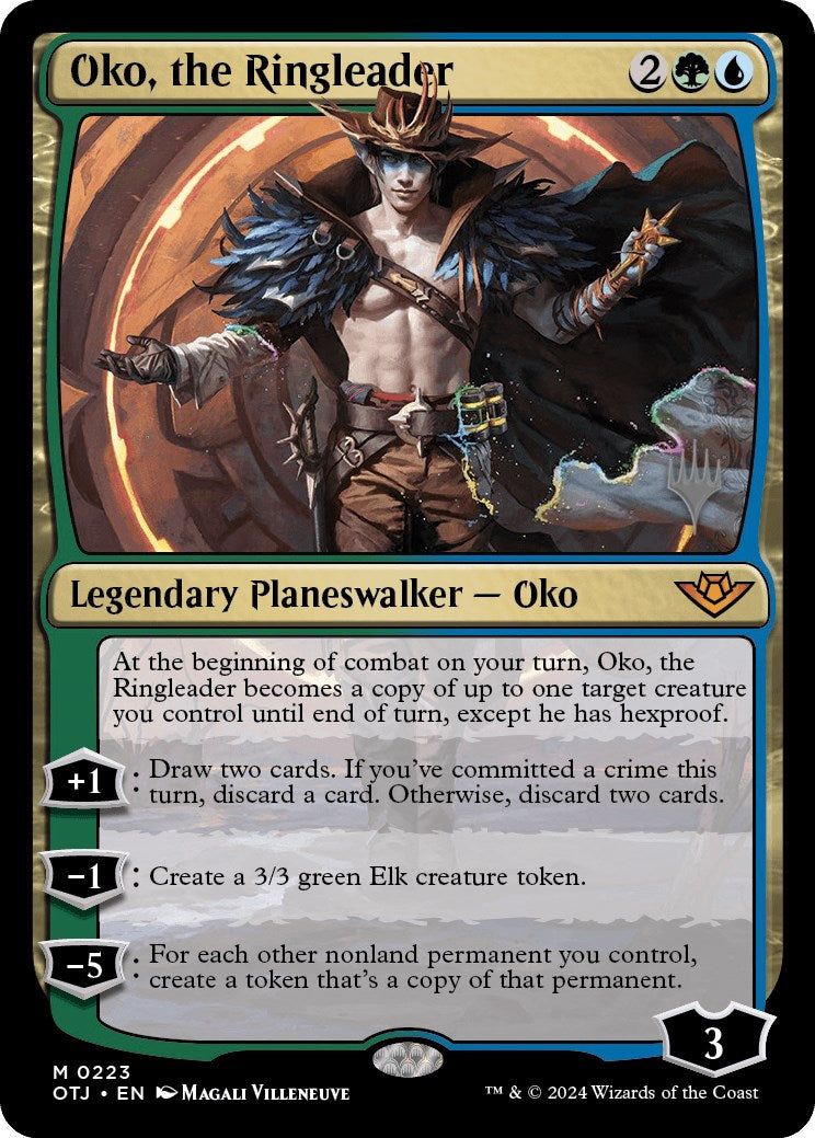 Oko, the Ringleader (Promo Pack) [Outlaws of Thunder Junction Promos] | Galactic Gamez