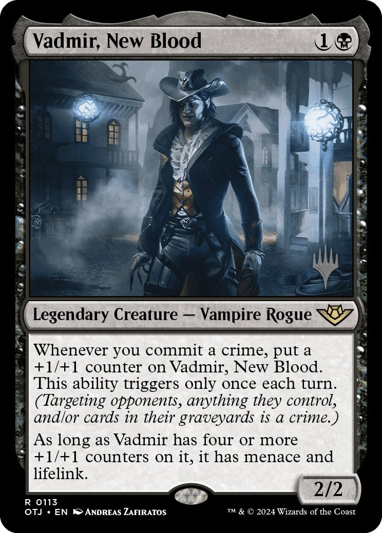 Vadmir, New Blood (Promo Pack) [Outlaws of Thunder Junction Promos] | Galactic Gamez