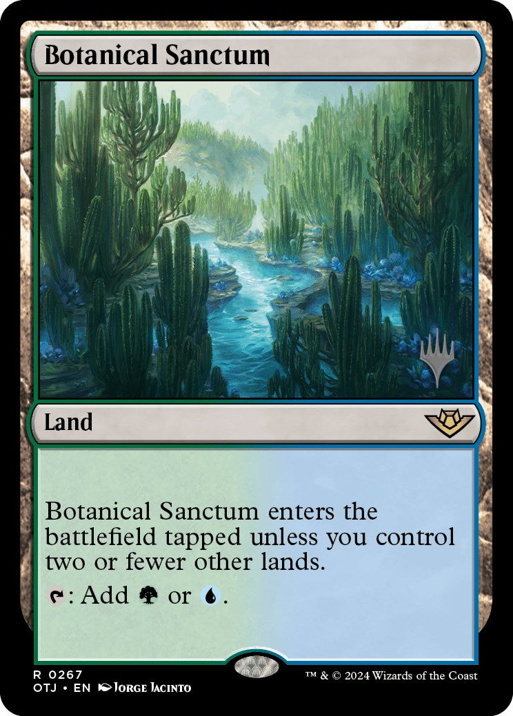 Botanical Sanctum (Promo Pack) [Outlaws of Thunder Junction Promos] | Galactic Gamez