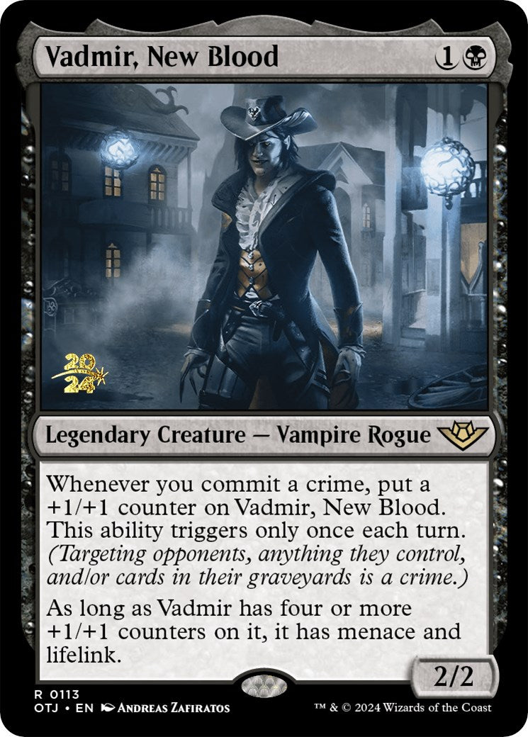 Vadmir, New Blood [Outlaws of Thunder Junction Prerelease Promos] | Galactic Gamez