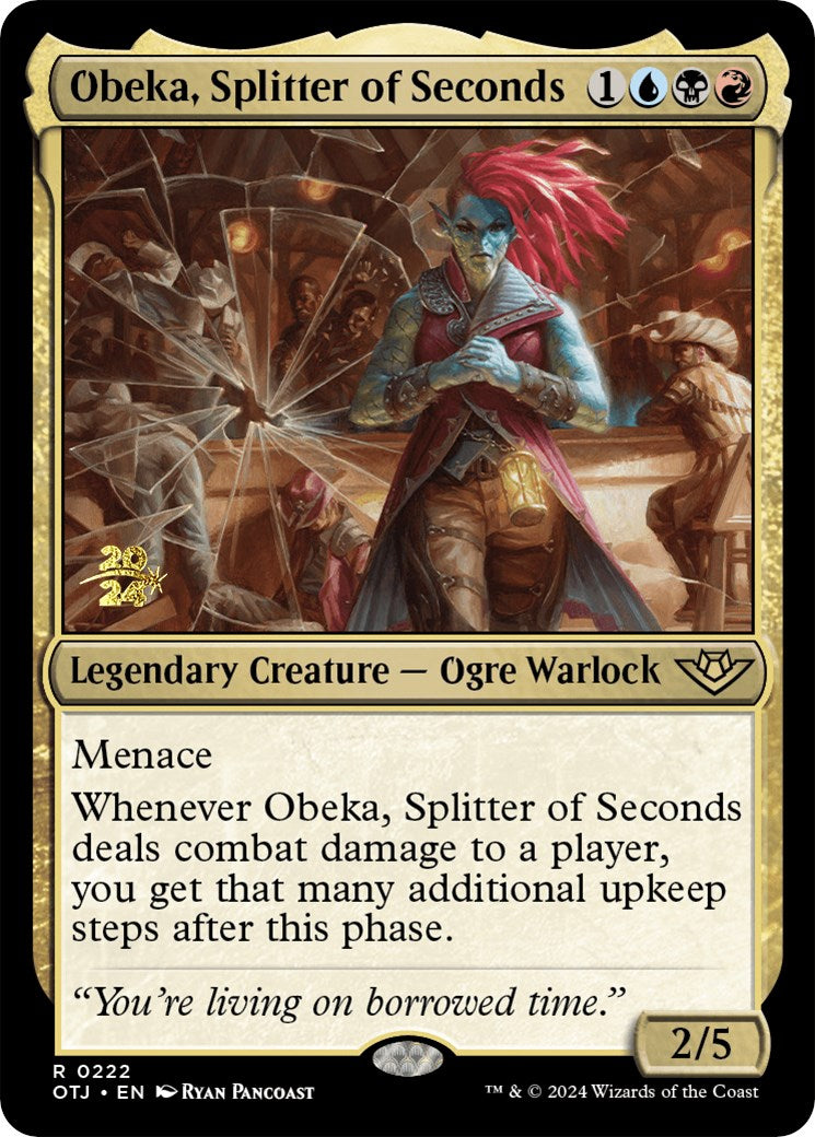 Obeka, Splitter of Seconds [Outlaws of Thunder Junction Prerelease Promos] | Galactic Gamez