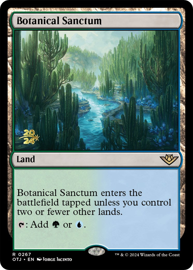 Botanical Sanctum (OTJ) [Outlaws of Thunder Junction Prerelease Promos] | Galactic Gamez