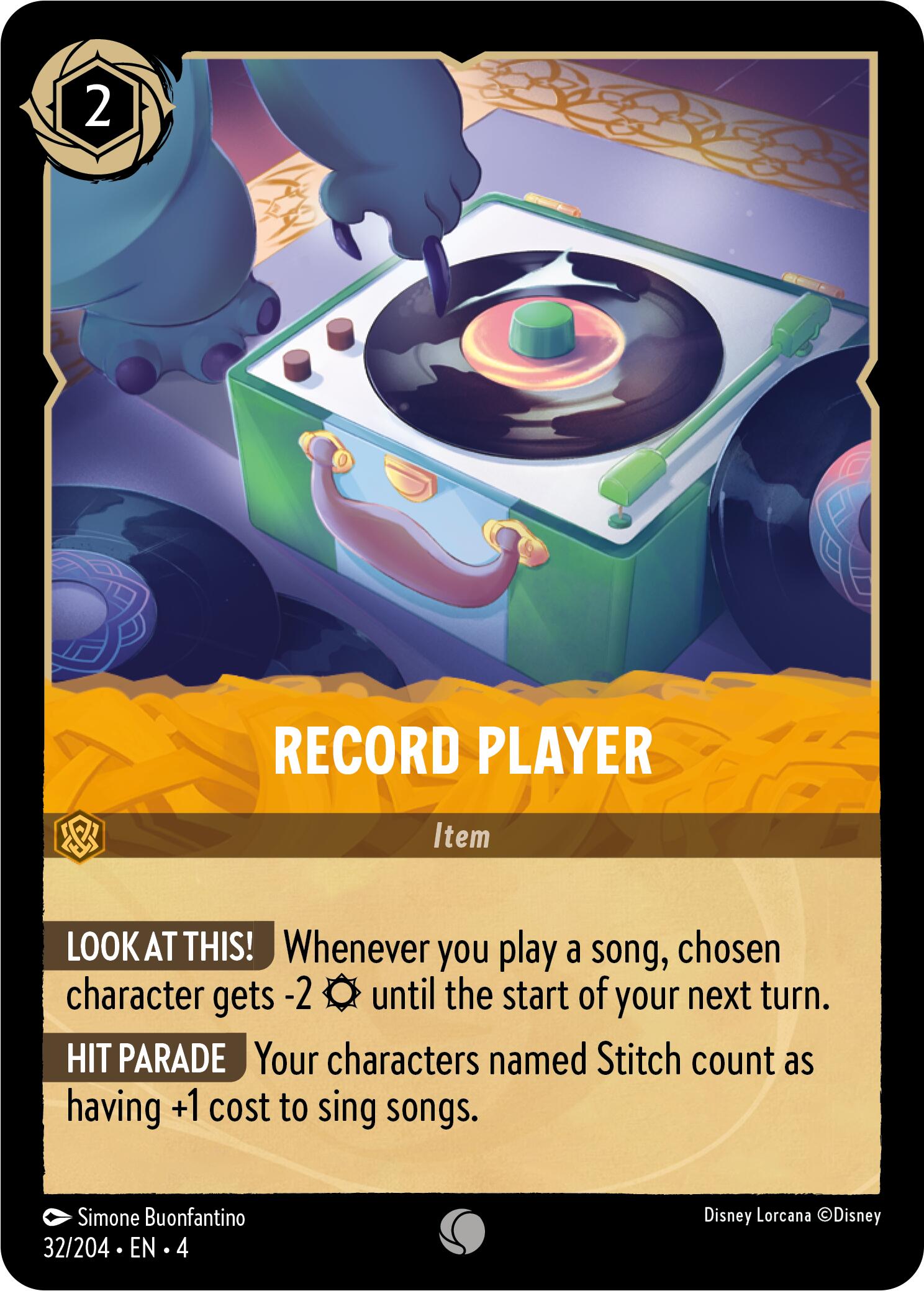 Record Player (32/204) [Ursula's Return] | Galactic Gamez