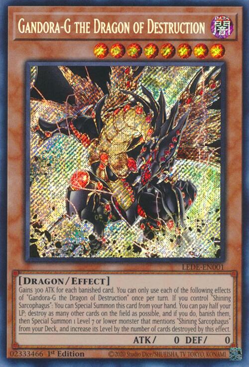 Gandora-G the Dragon of Destruction [LEDE-EN001] Secret Rare | Galactic Gamez
