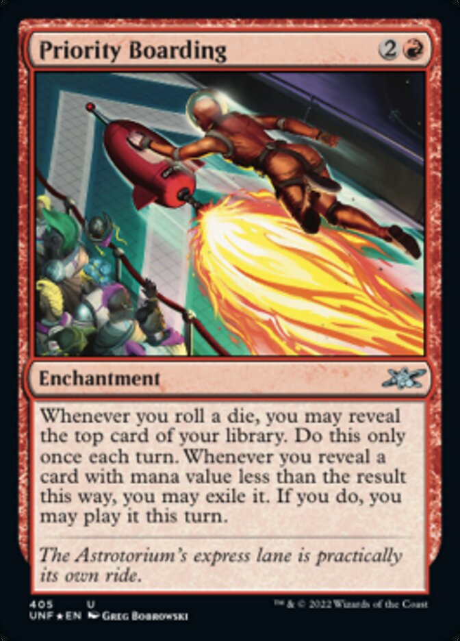 Priority Boarding (Galaxy Foil) [Unfinity] | Galactic Gamez