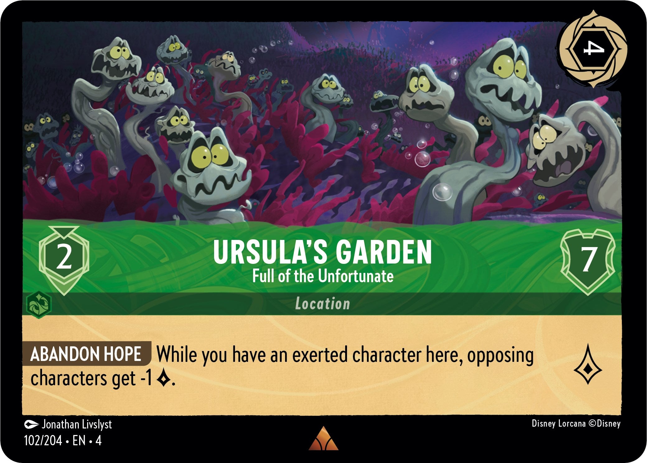 Ursula's Garden - Full of the Unfortunate (102/204) [Ursula's Return] | Galactic Gamez