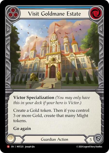 Visit Goldmane Estate [MST225] (Part the Mistveil)  Rainbow Foil | Galactic Gamez