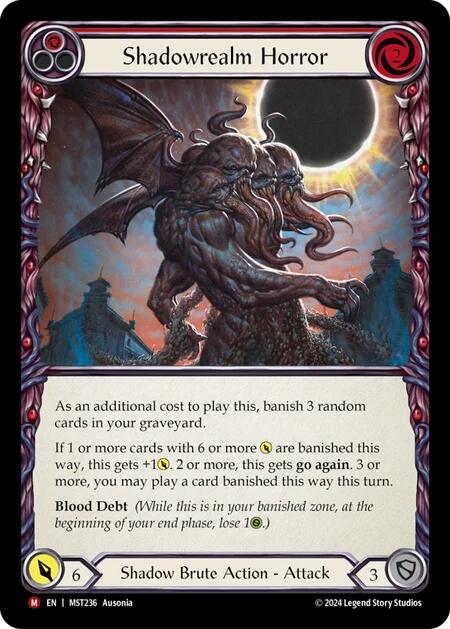 Shadowrealm Horror [MST236] (Part the Mistveil)  Rainbow Foil | Galactic Gamez