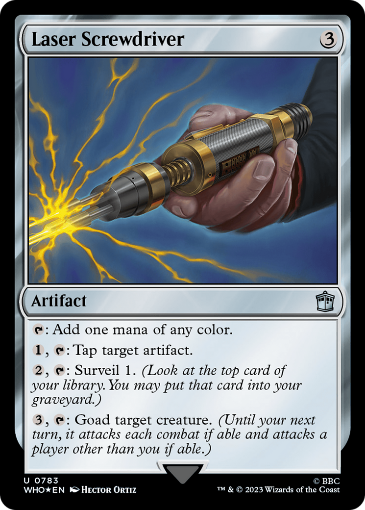 Laser Screwdriver (Surge Foil) [Doctor Who] | Galactic Gamez