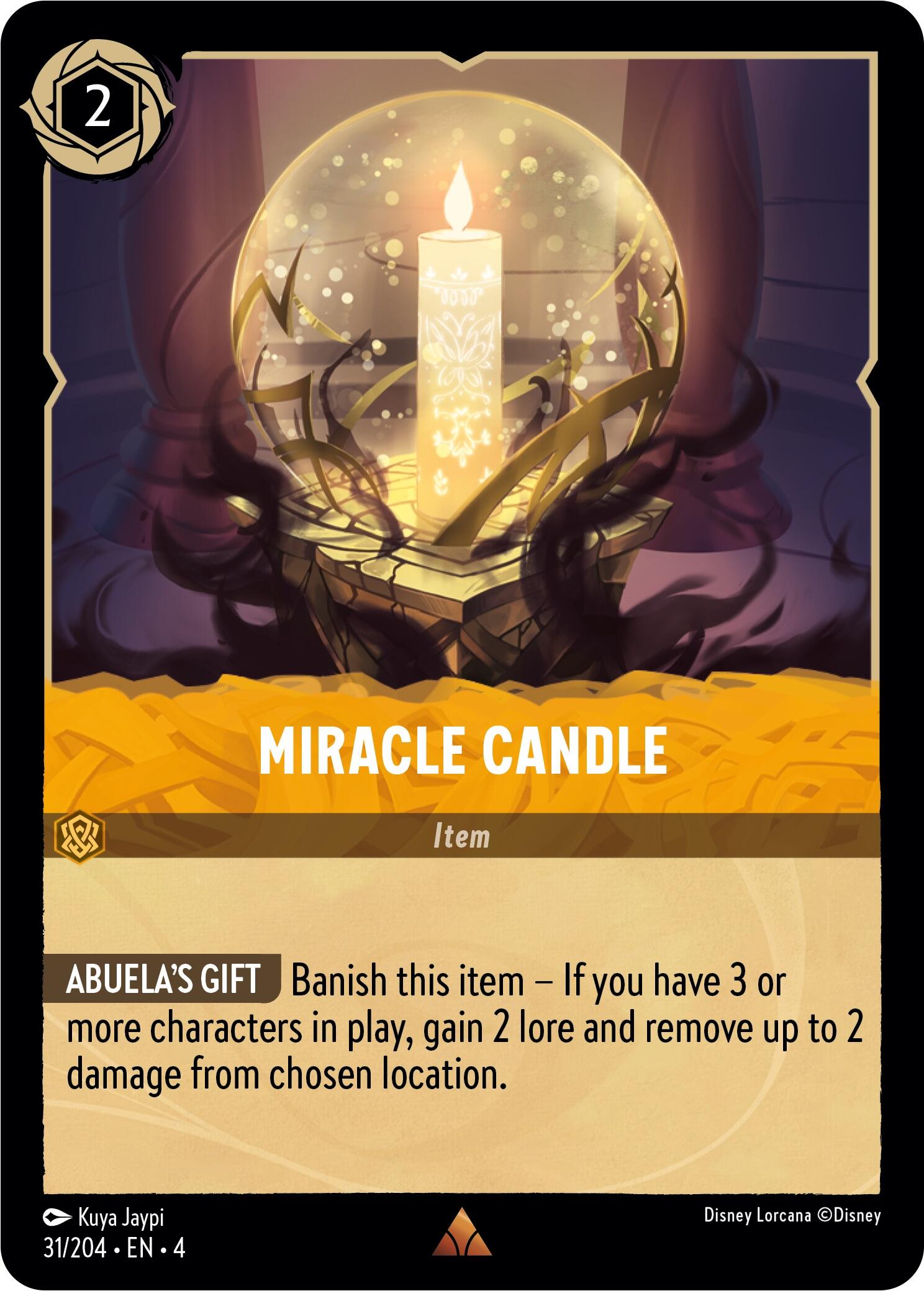 Miracle Candle (31/204) [Ursula's Return] | Galactic Gamez