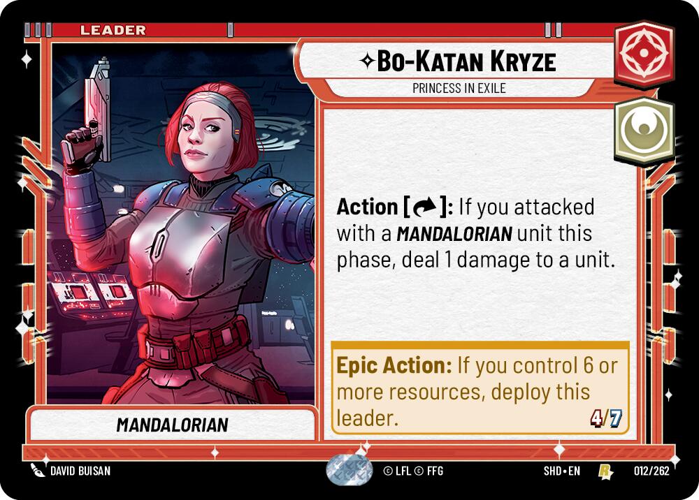 Bo-Katan Kryze - Princess in Exile (012/262) [Shadows of the Galaxy] | Galactic Gamez