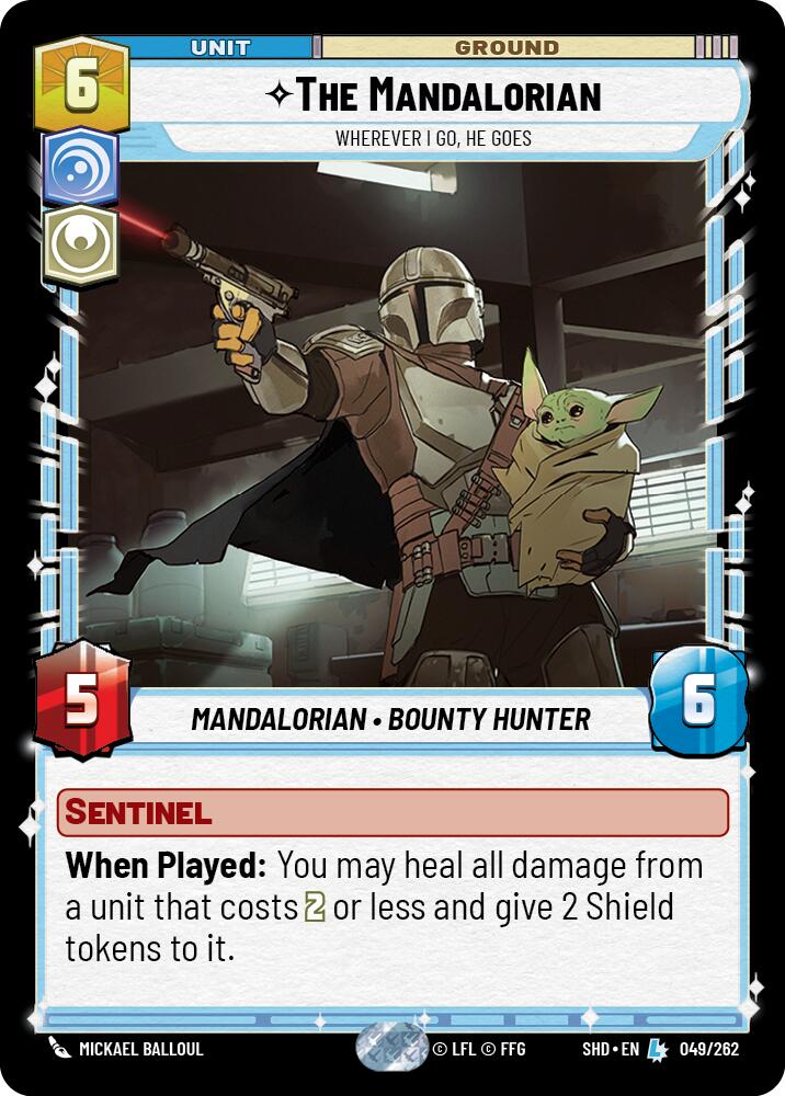 The Mandalorian - Wherever I Go, He Goes (049/262) (049/262) [Shadows of the Galaxy] | Galactic Gamez