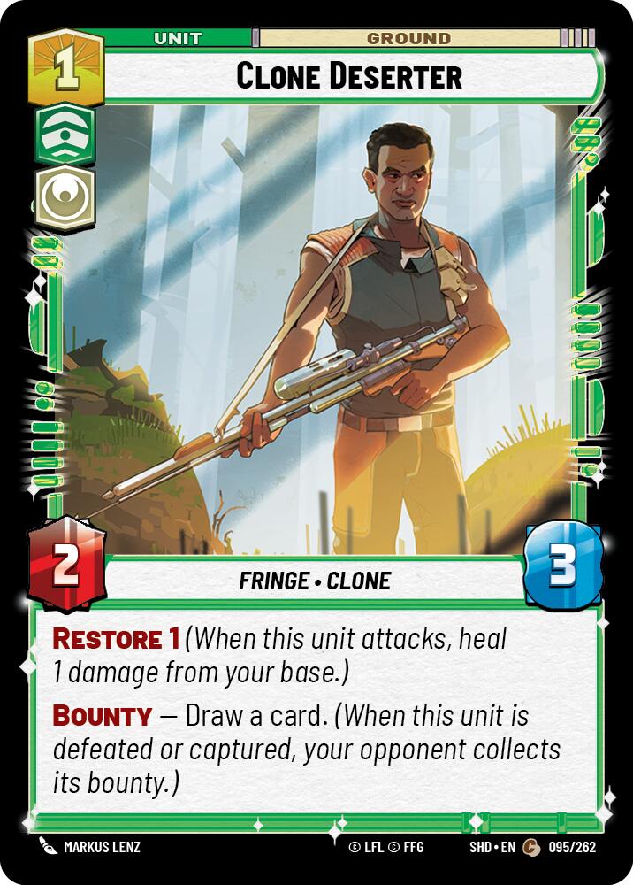 Clone Deserter (095/262) (095/262) [Shadows of the Galaxy] | Galactic Gamez