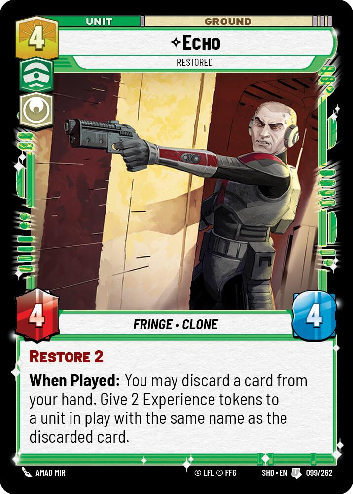 Echo - Restored (099/262) (099/262) [Shadows of the Galaxy] | Galactic Gamez