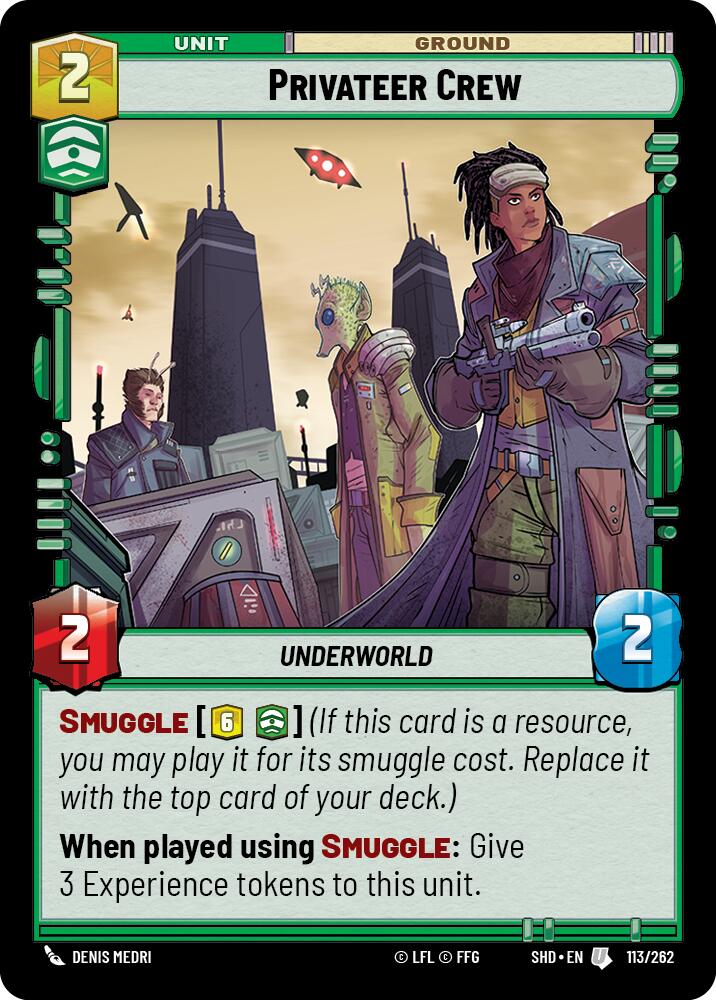 Privateer Crew (113/262) (113/262) [Shadows of the Galaxy] | Galactic Gamez