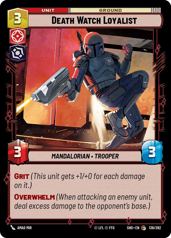 Death Watch Loyalist (136/262) (136/262) [Shadows of the Galaxy] | Galactic Gamez