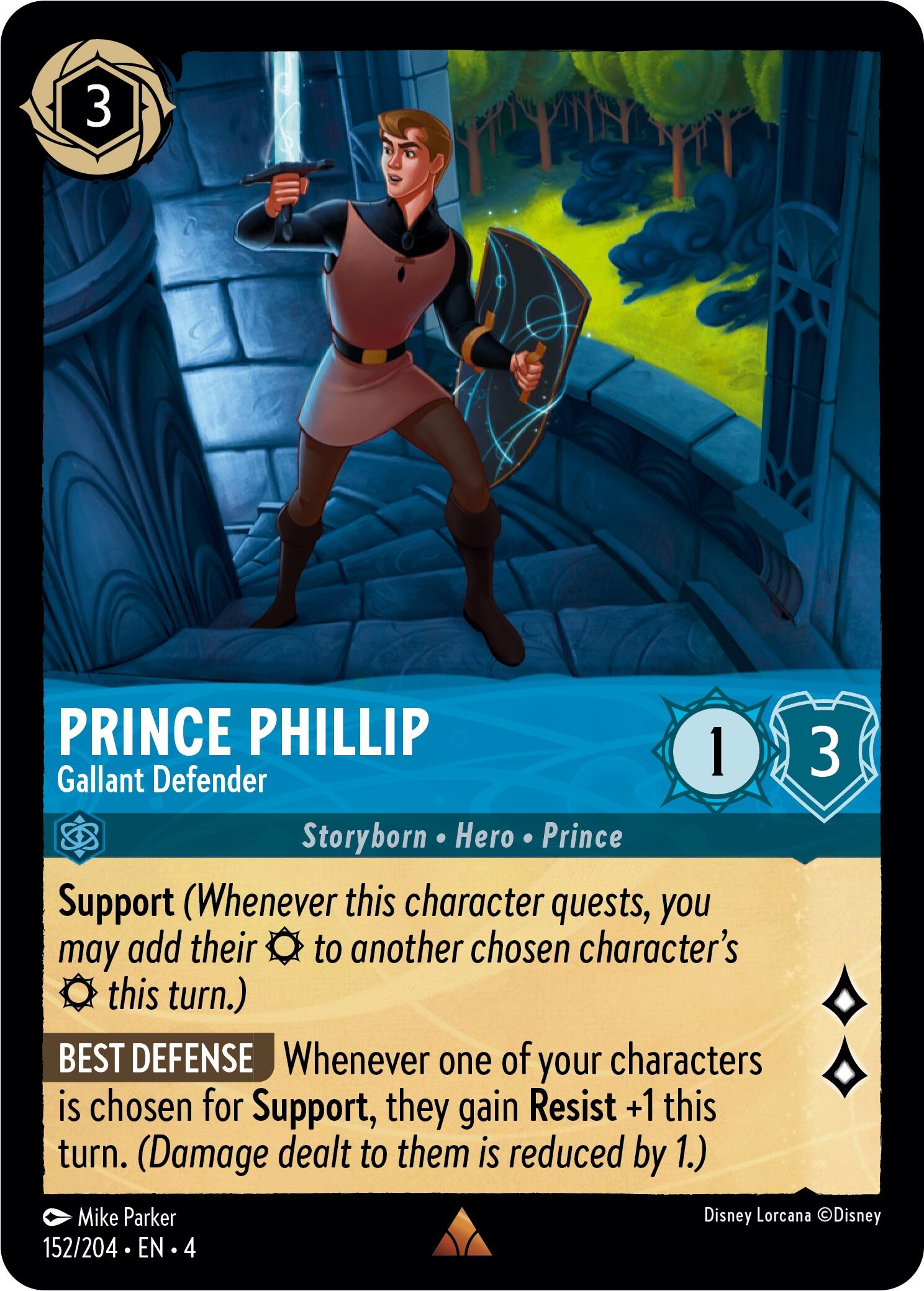 Prince Phillip - Gallant Defender (152/204) [Ursula's Return] | Galactic Gamez