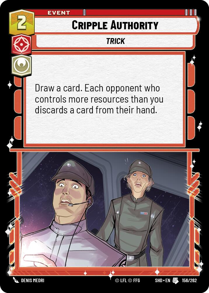 Cripple Authority (156/262) (156/262) [Shadows of the Galaxy] | Galactic Gamez