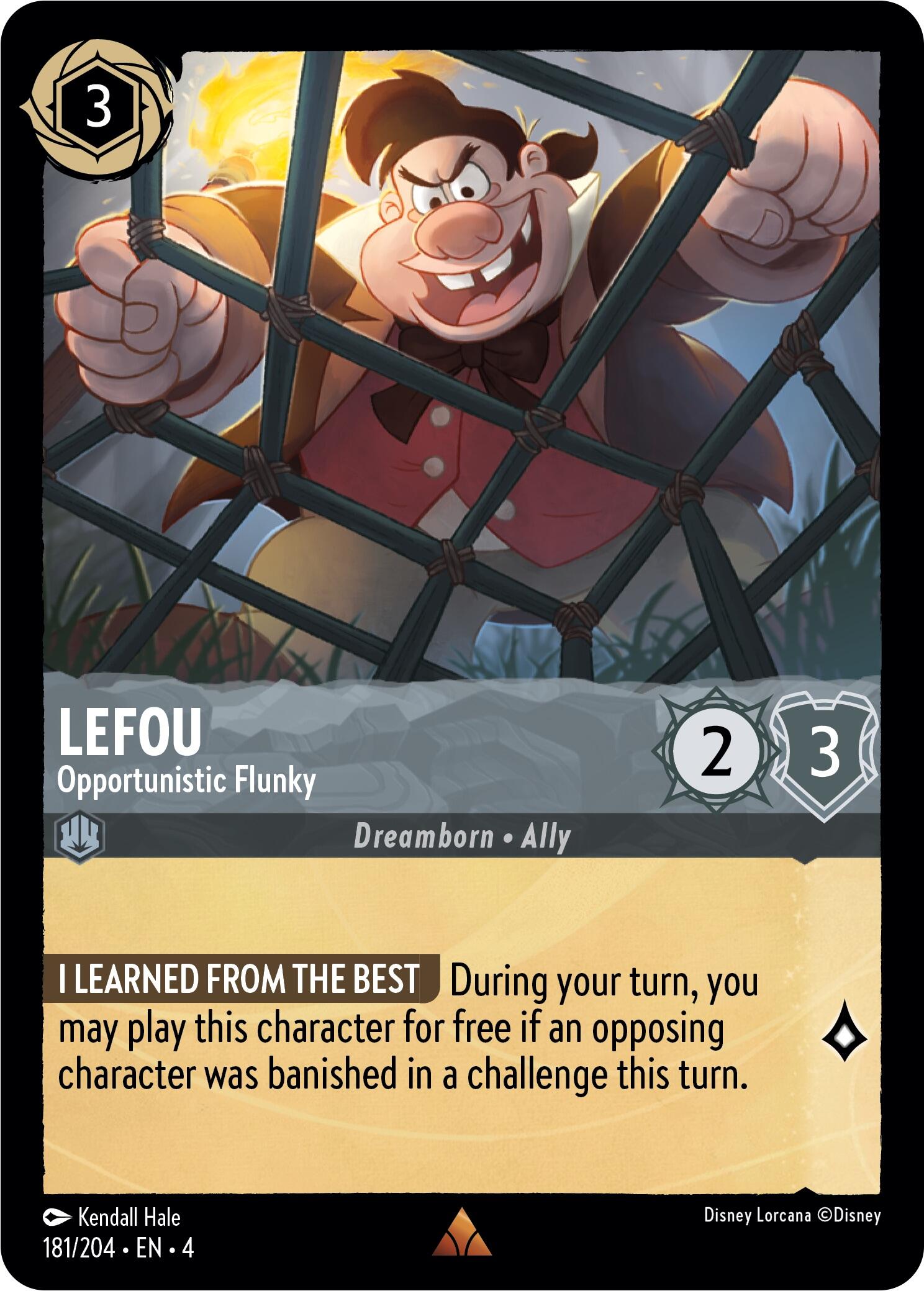 LeFou - Opportunistic Flunky (181/204) [Ursula's Return] | Galactic Gamez