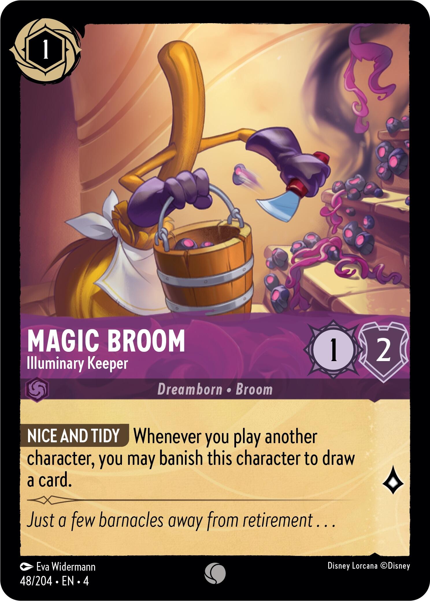 Magic Broom - Illuminary Keeper (48/204) [Ursula's Return] | Galactic Gamez