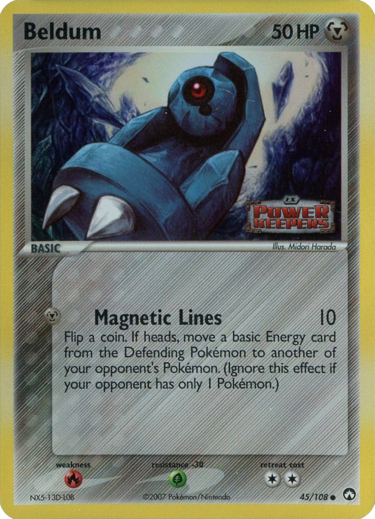 Beldum (45/108) (Stamped) [EX: Power Keepers] | Galactic Gamez