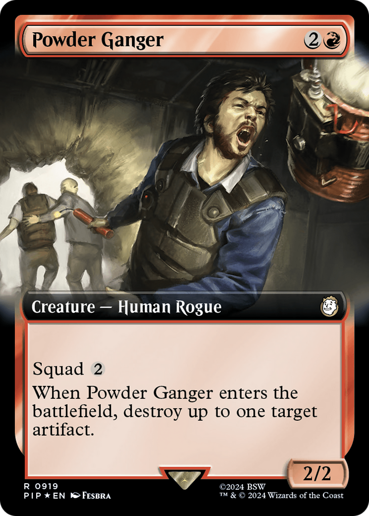 Powder Ganger (Extended Art) (Surge Foil) [Fallout] | Galactic Gamez