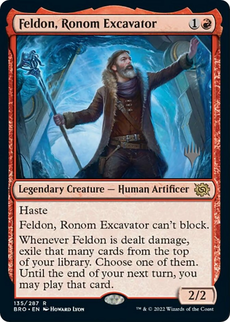 Feldon, Ronom Excavator (Promo Pack) [The Brothers' War Promos] | Galactic Gamez