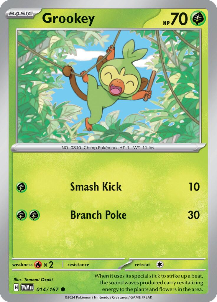 Grookey (014/167) [Scarlet & Violet: Twilight Masquerade] | Galactic Gamez