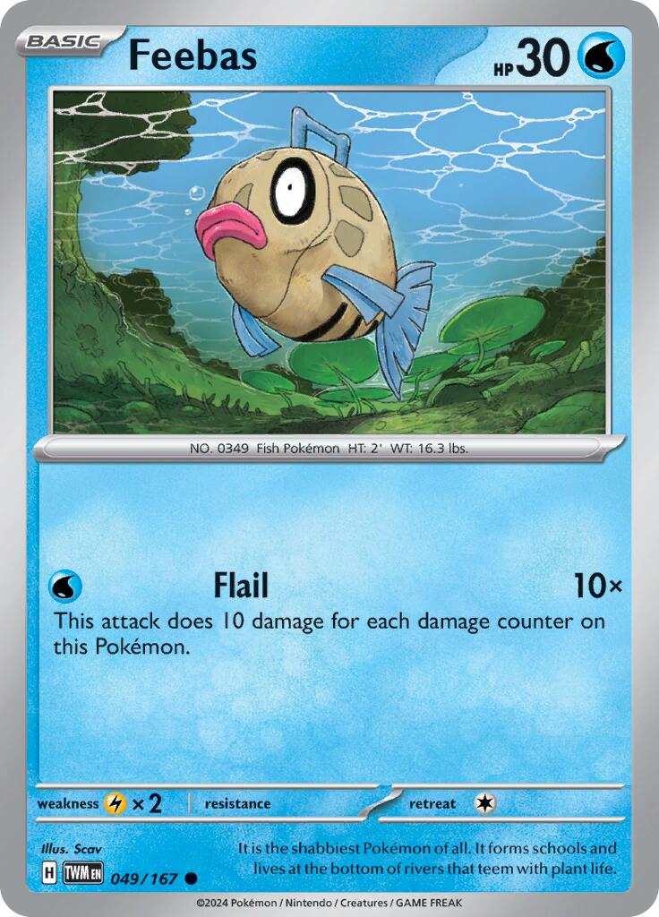 Feebas (049/167) [Scarlet & Violet: Twilight Masquerade] | Galactic Gamez